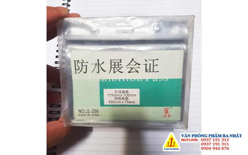 bảng tên nhựa dẻo ngang 208