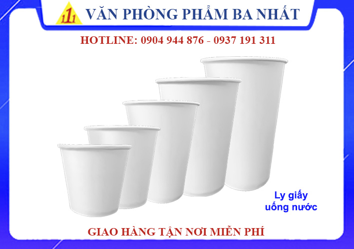 ly giấy uống nước giá rẻ